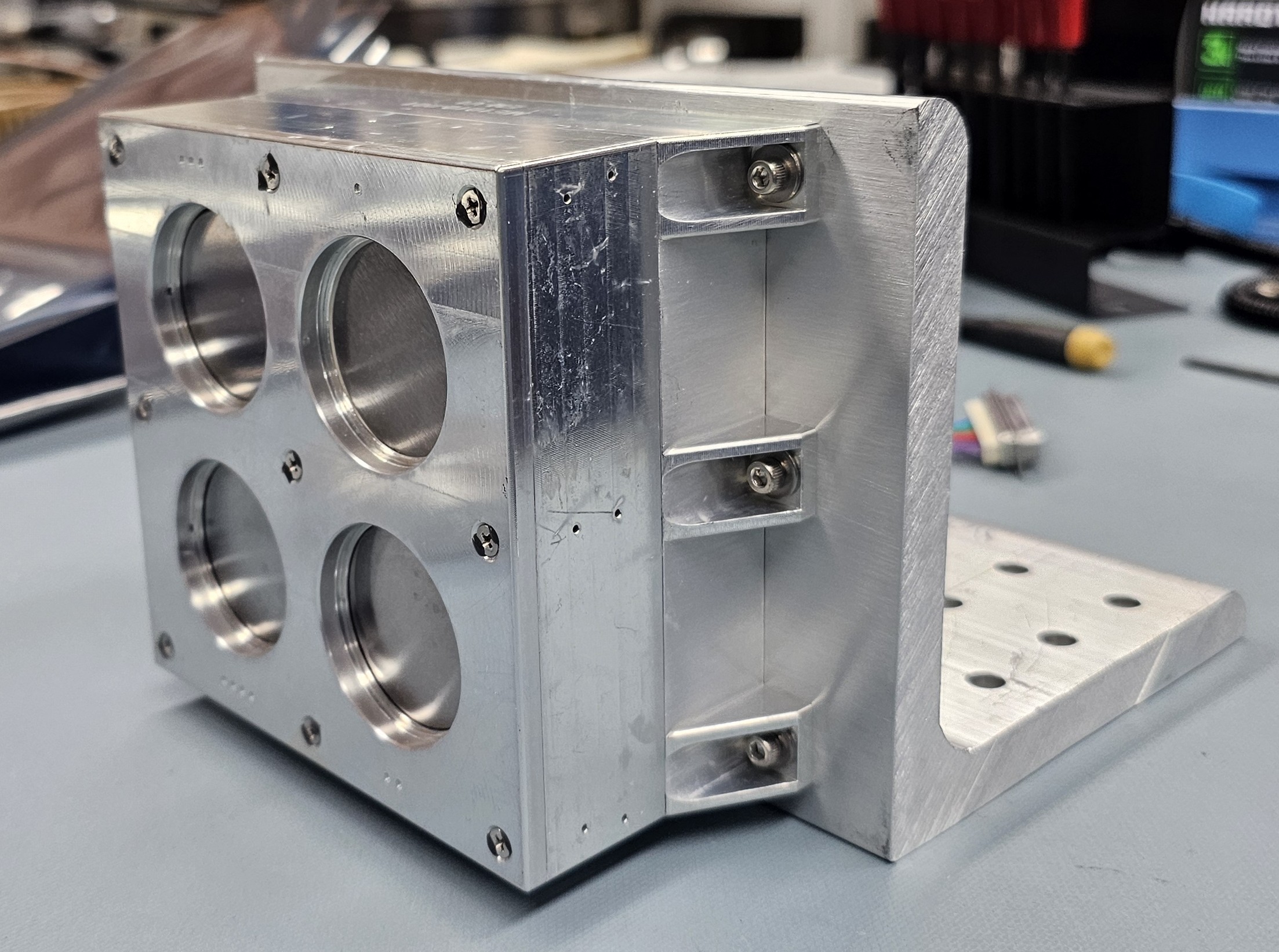 image of EXACT instrument showing the top aperatures