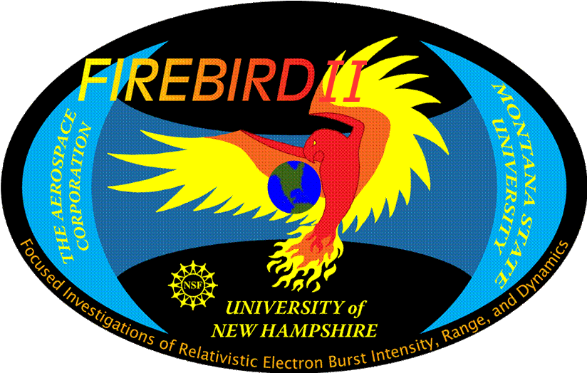 FIREBIRD logo showing a large pheonix circling the Earth